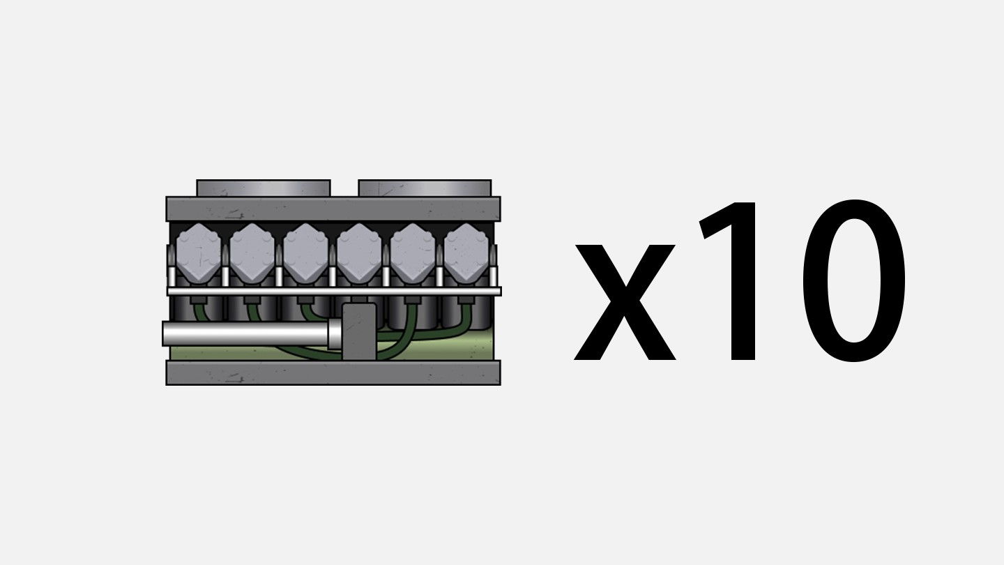 Landcruisers engine power x10