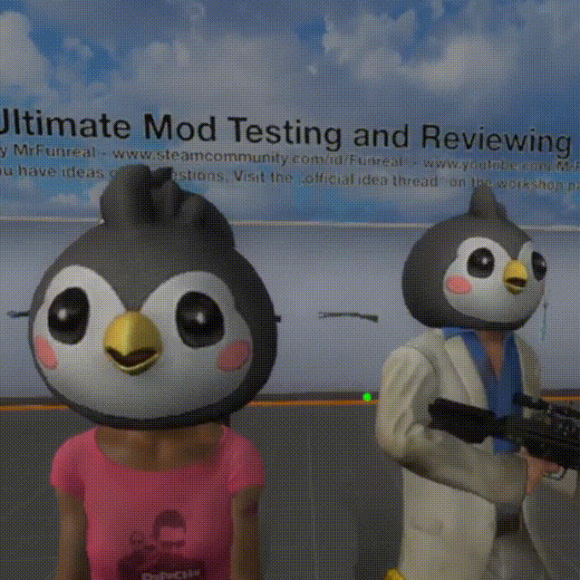 CF 企鹅头套（灰） Penguin headgear （grey） 替换 电击器 (Defibrillator)
 preview