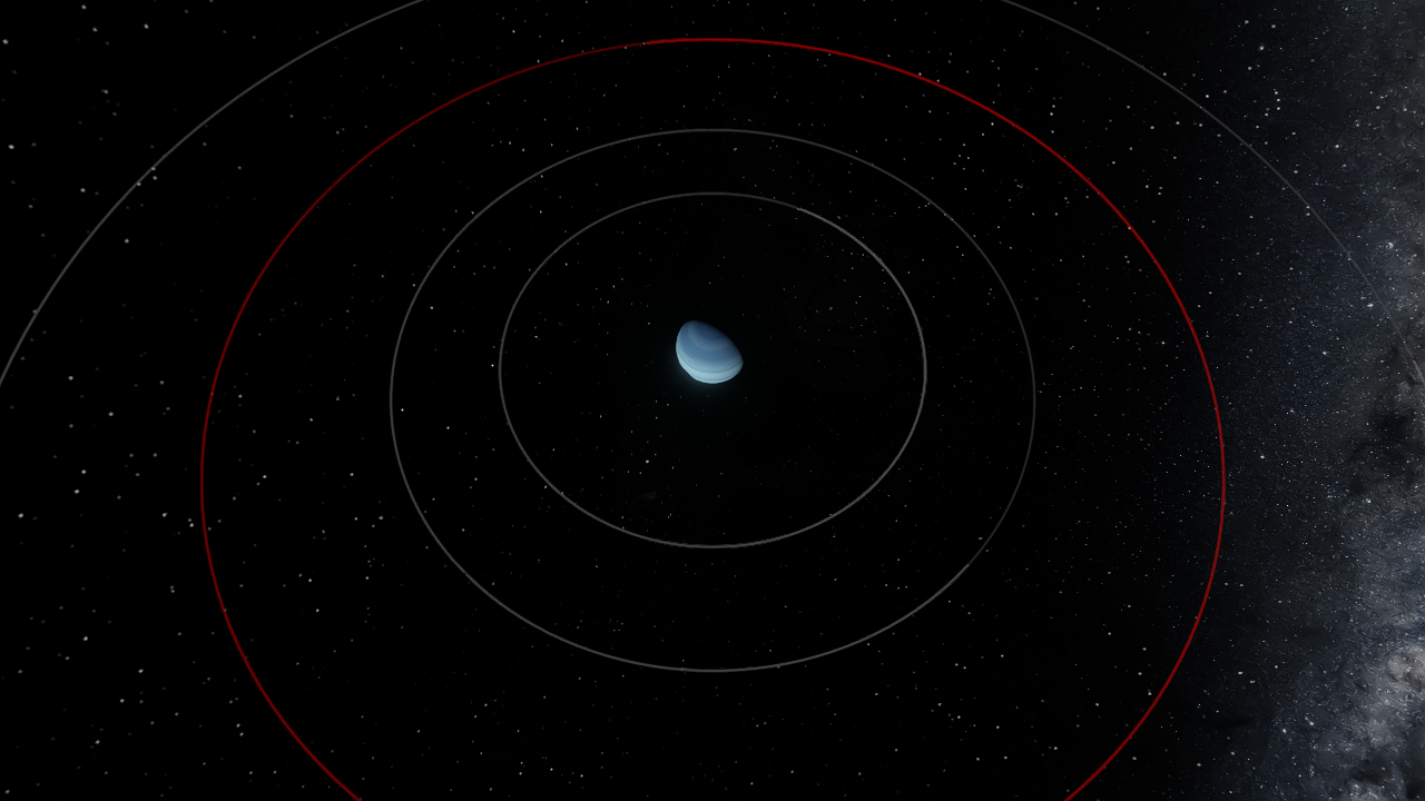 the dwarf planets as moon