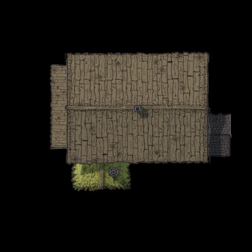 wooden house colored 3