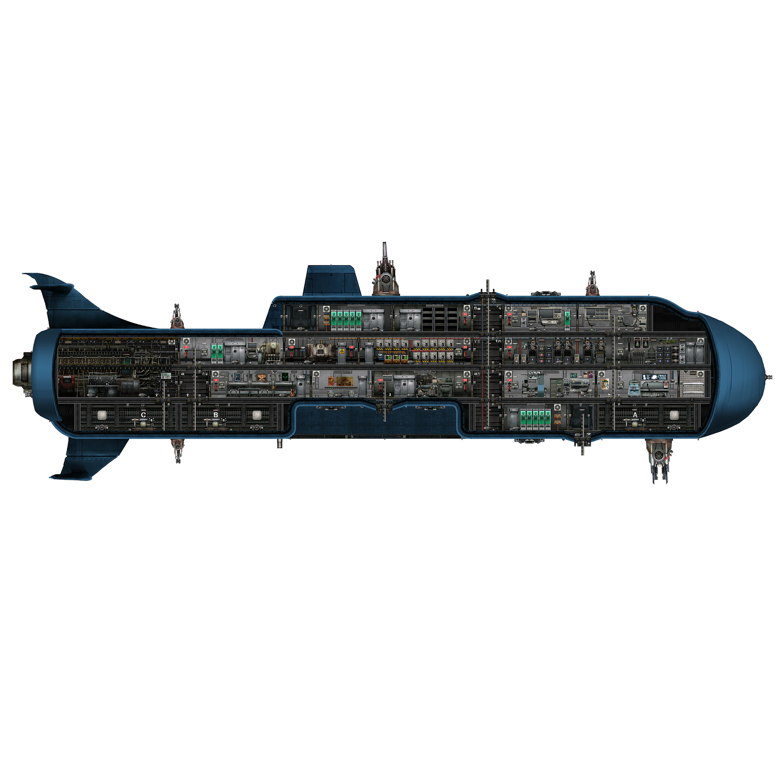 LDE-04 Stingray – Barotrauma Mod