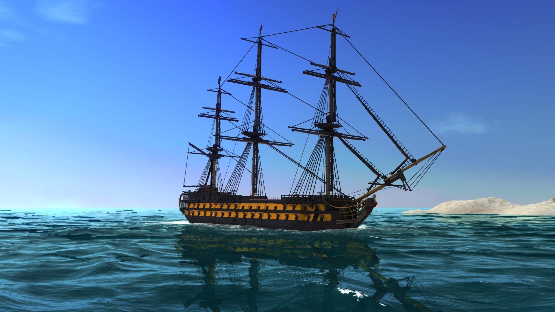 Sailable Le Bucentaure inspired 2nd rate