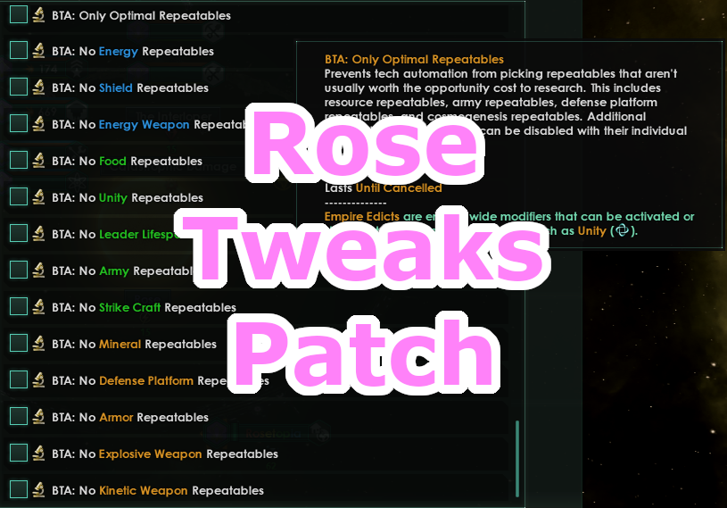 Better Tech Automation (Rose Tweaks Patch) (v3.14)