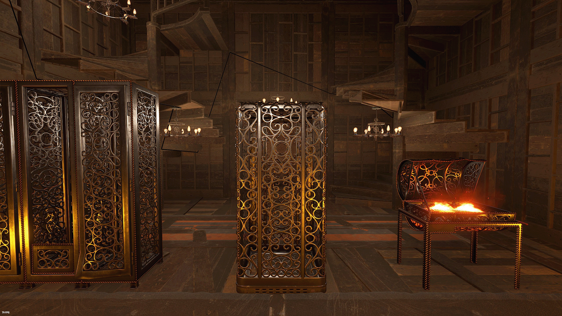 Wrought Iron Fridge thumbnail 6