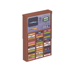 Cassette Player & Shelf Combo