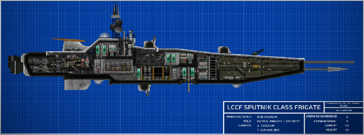 LCCF SPUTNIK CLASS FRIGATE – Barotrauma Mod