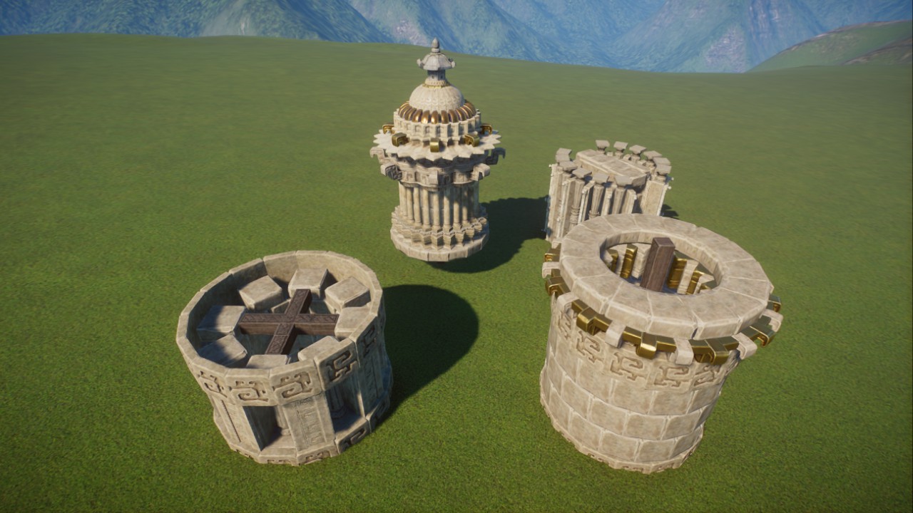 DeaTemple Zoo - Tower pieces Custom