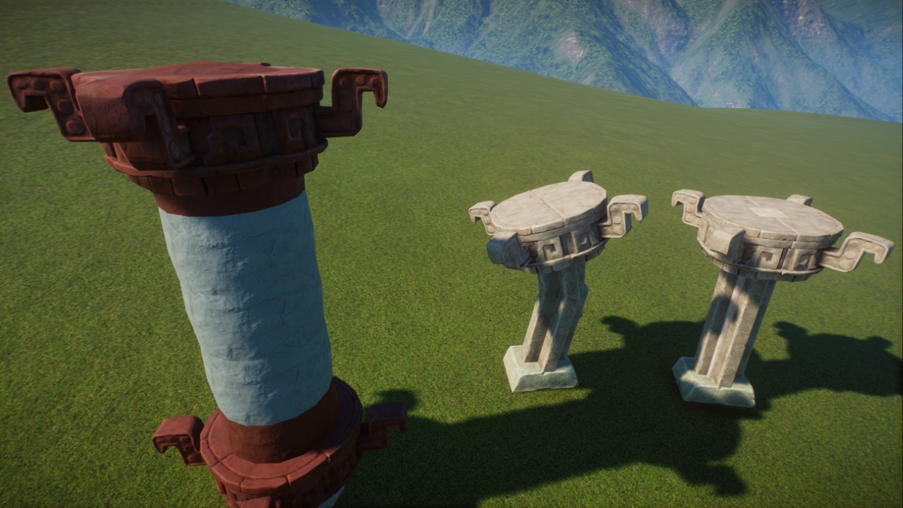 DeaTemple Zoo - Set de Colonnes