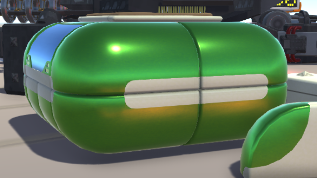 Recycled capsule