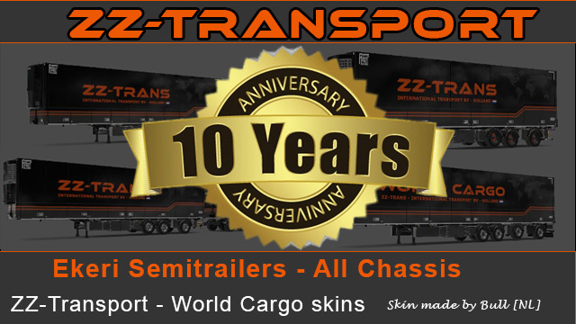 ZZ Skins for Ekeri Semitrailers - 10 Years