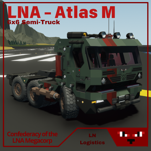 LNA - Atlas-M 6x6 Semi Truck