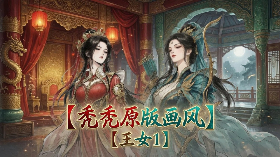 【秃秃原版画风】【王女1】（2*女立绘+NPC+战斗小人）