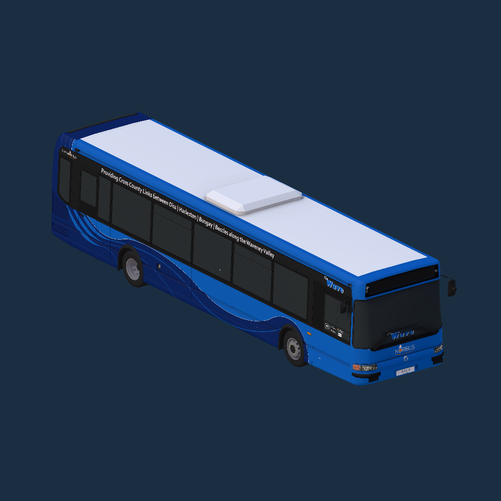 Optare Irisbus Agoraline NorBus TheWave Waveney Valley Branded