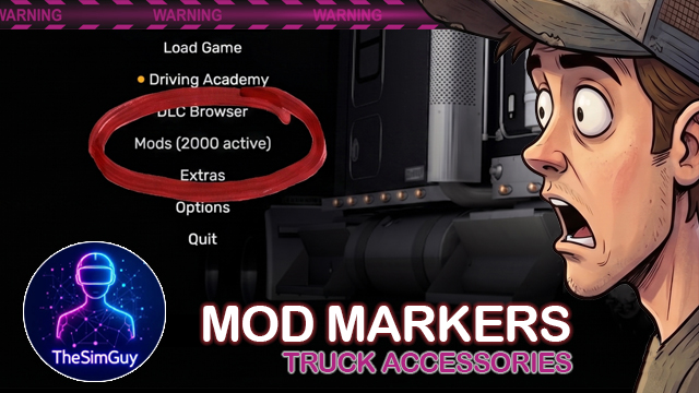 Mod Marker Truck Accessories (ATS 1.59)