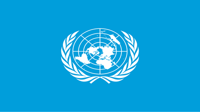 The United Nations flag