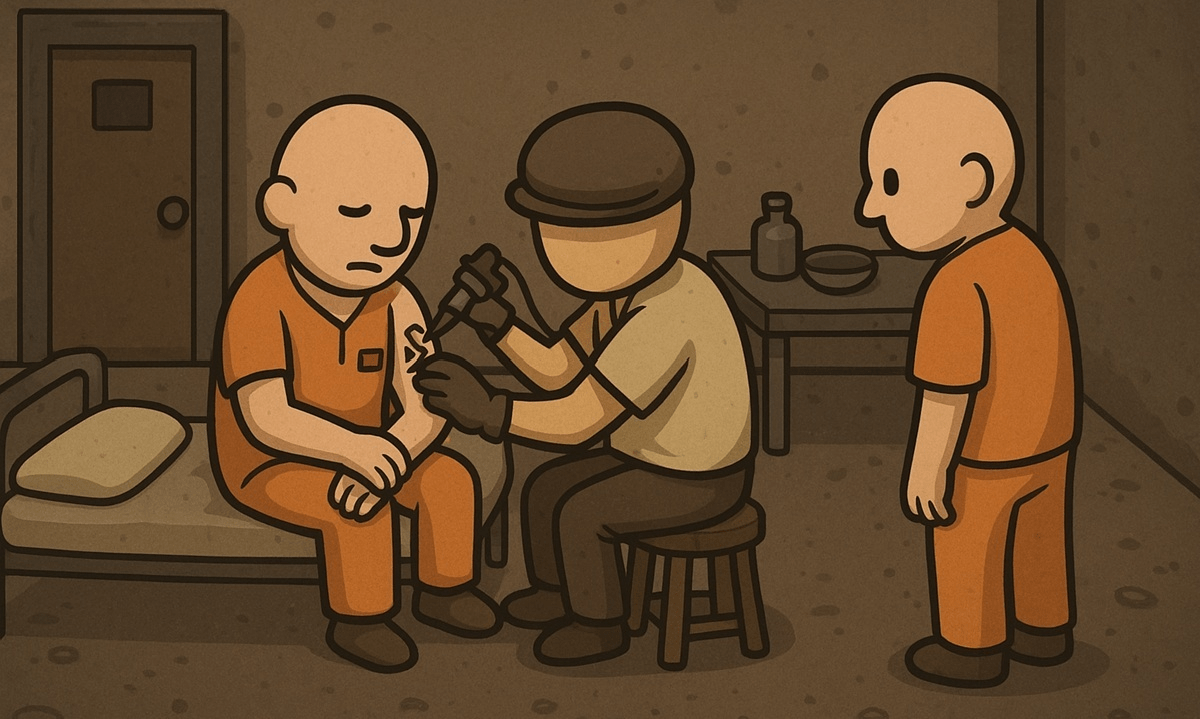Forced Tattoo and Haircut - Prisoners
