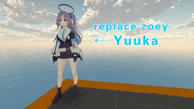 Blue Archive Yuuka（蔚蓝档案 早濑优香）replace zoey