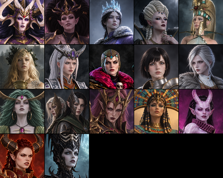 Female Lord Portrait Collection