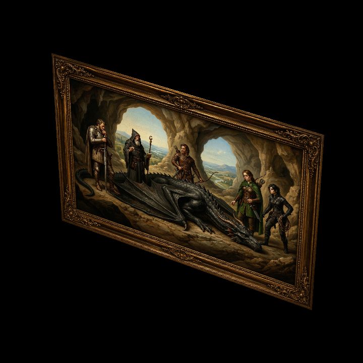 Painting, Lunch Time {2D}
