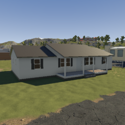 1970s 4 bedroom prefab house (unfurnished)