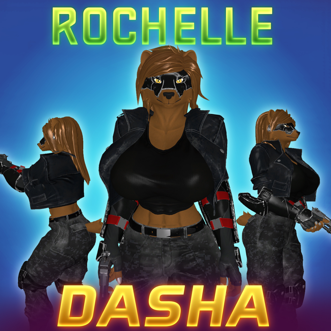 [COMM] Dasha V3 Combat Outfit - Rochelle
