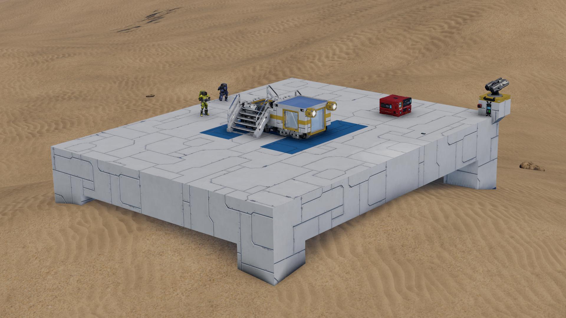 Auto Emergency Escape Landing Pad