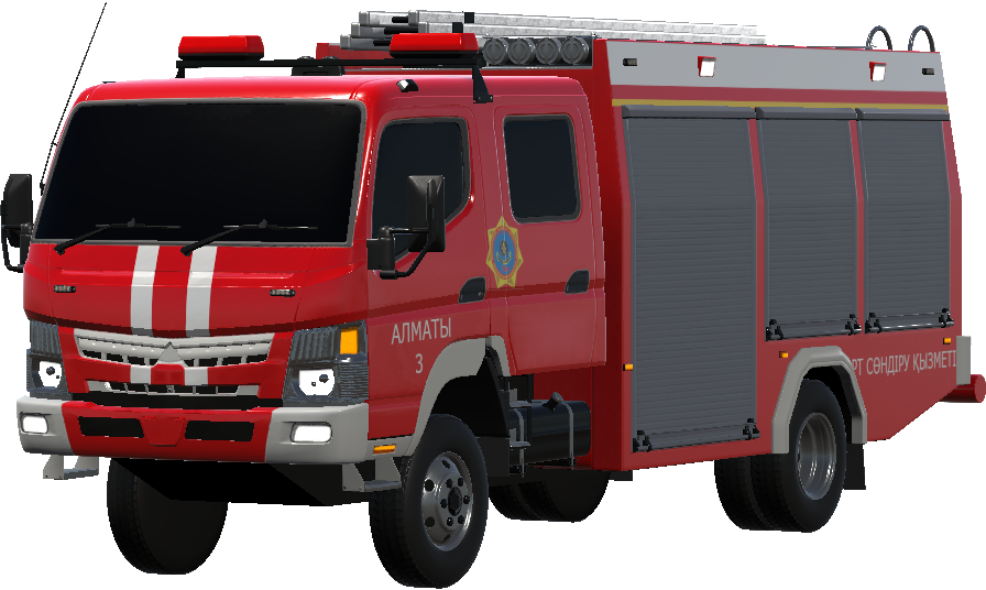 KAZ Light Fire Truck | АЦ 1.0-40 МЧС РК (Sakura) preview