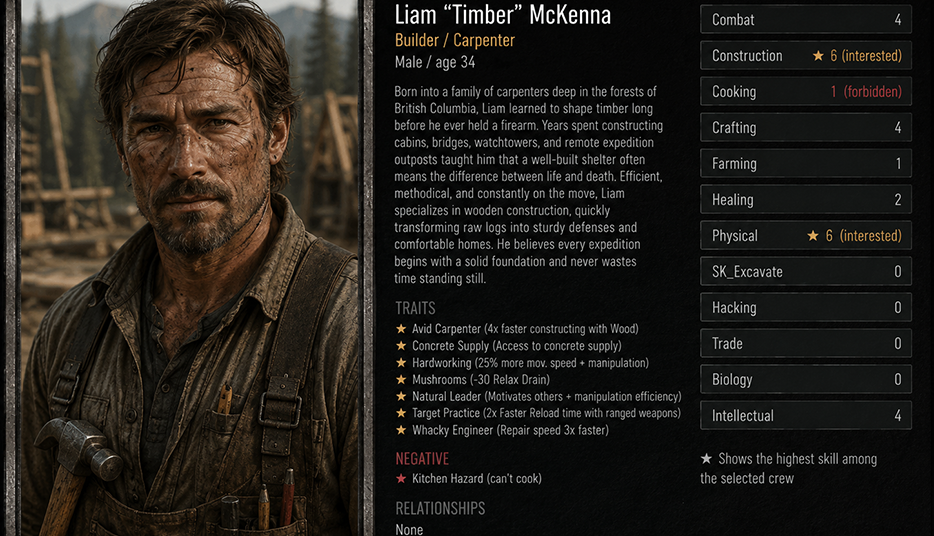 Liam "Timber" McKenna preview
