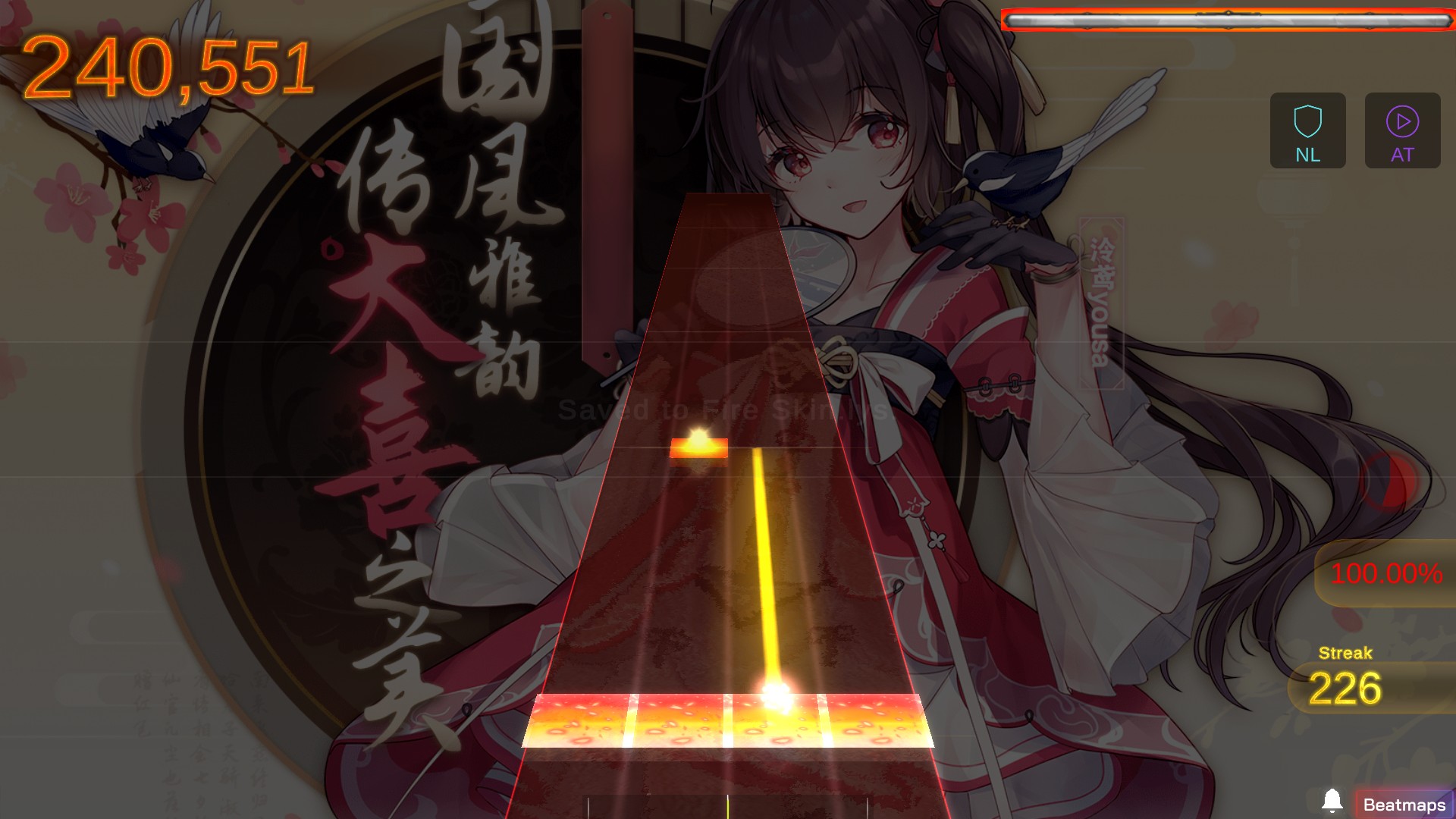 Fire Skin