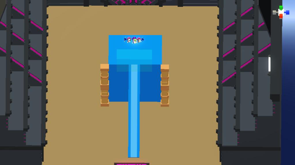 A Random Blue Cube?