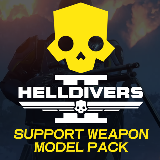 Helldivers 2 Support Weapon Model Pack