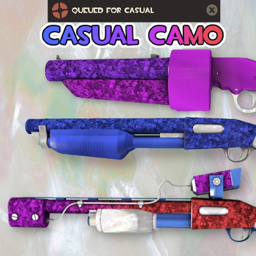 [War Paint] Casual Camo – Team Fortress 2 Mod