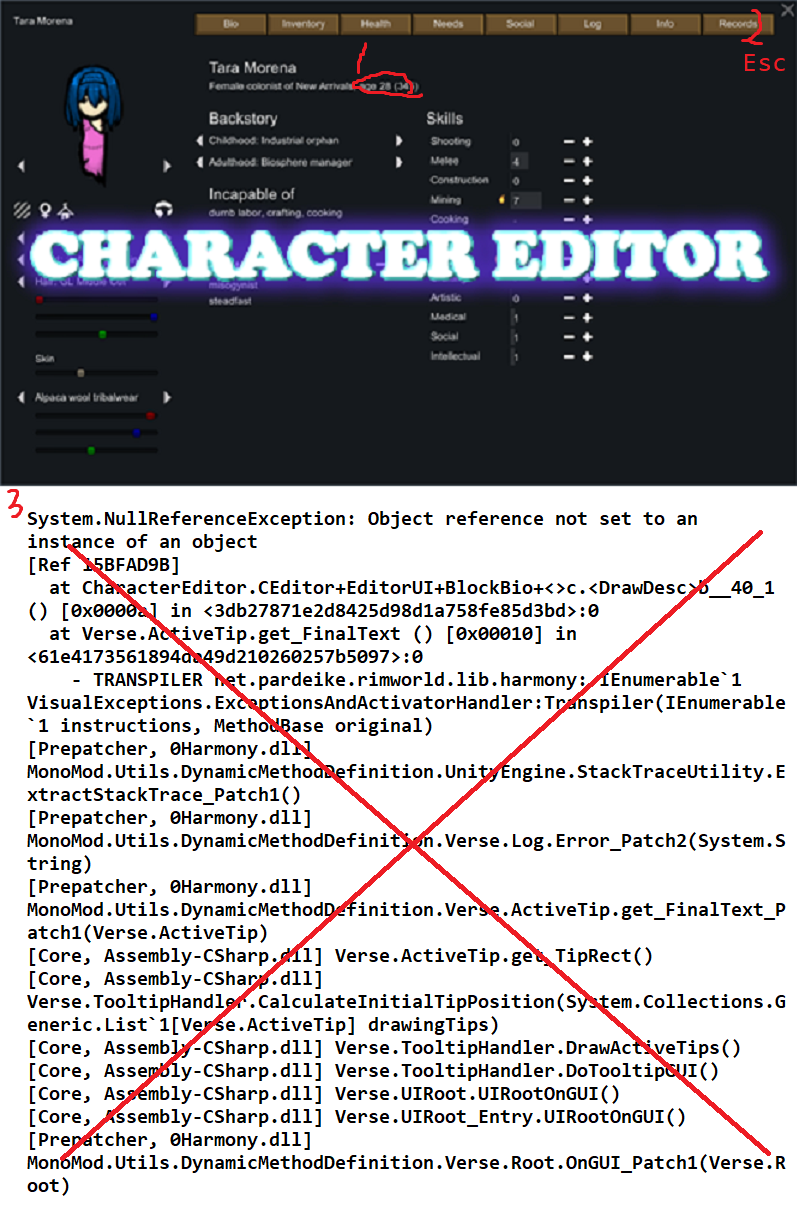 Character Editor Tooltip NullRef Fix