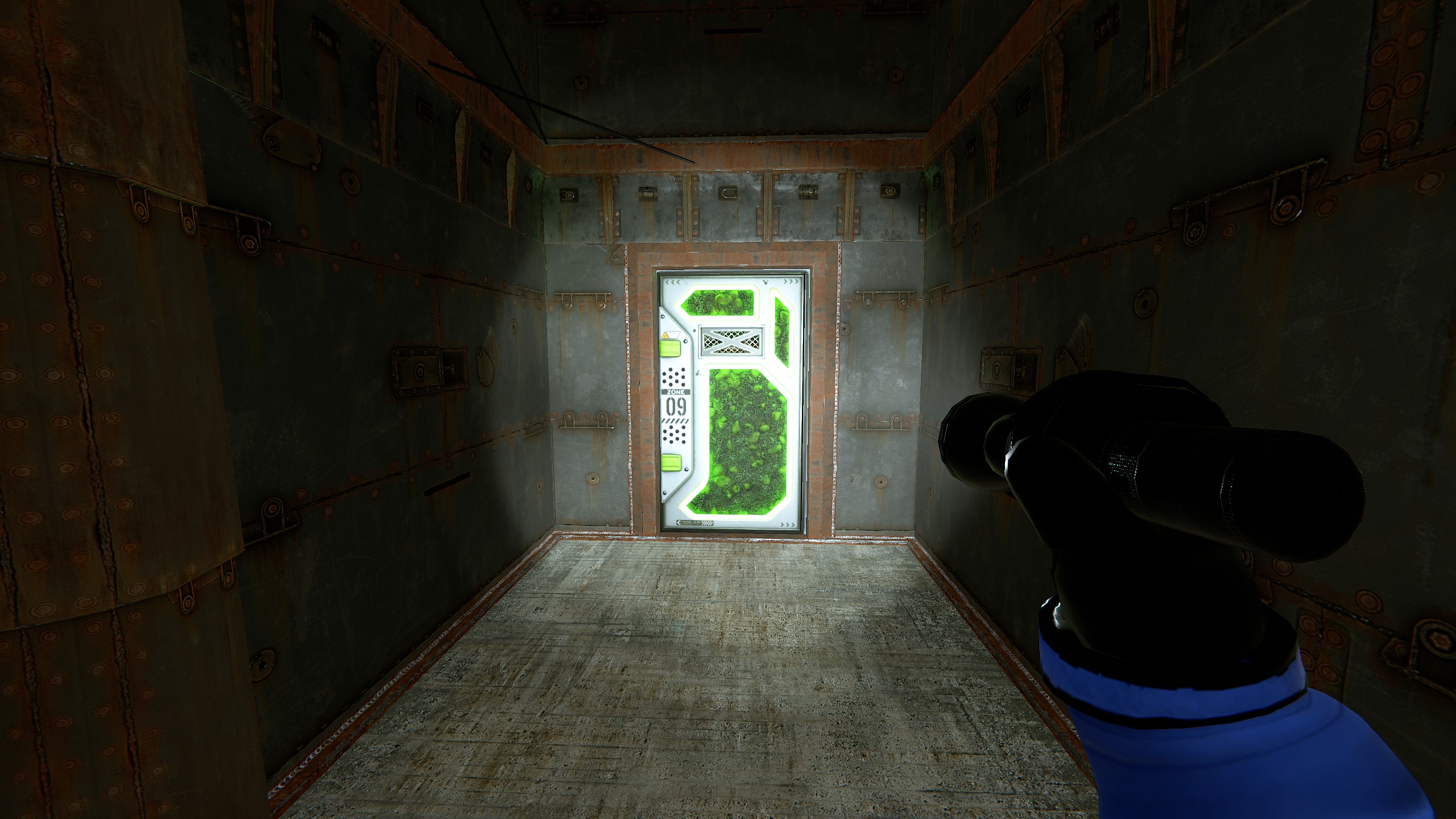 Greening Area Armored Door