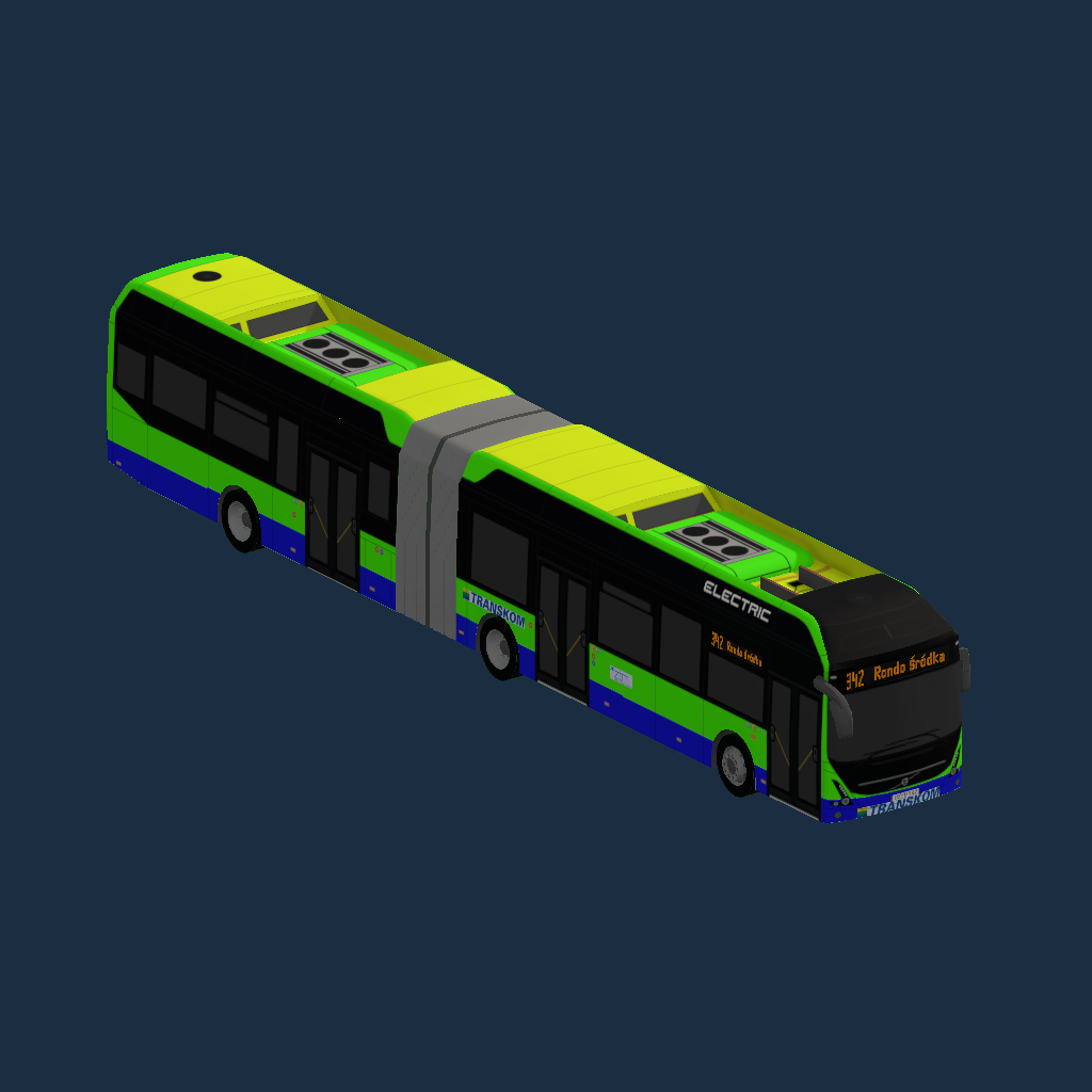 Volvo 7900A Electric Transkom Koziegłowy 2026 fikcyjne