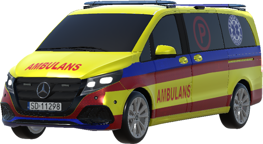 mercedes vito 2024 AMBULANS żółty
