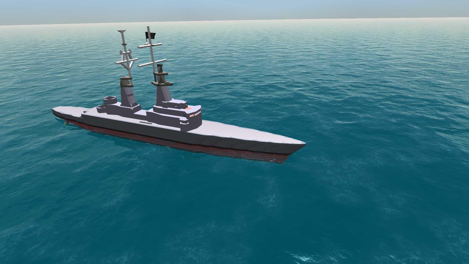 US Navy Cruiser Hull coldwar preview