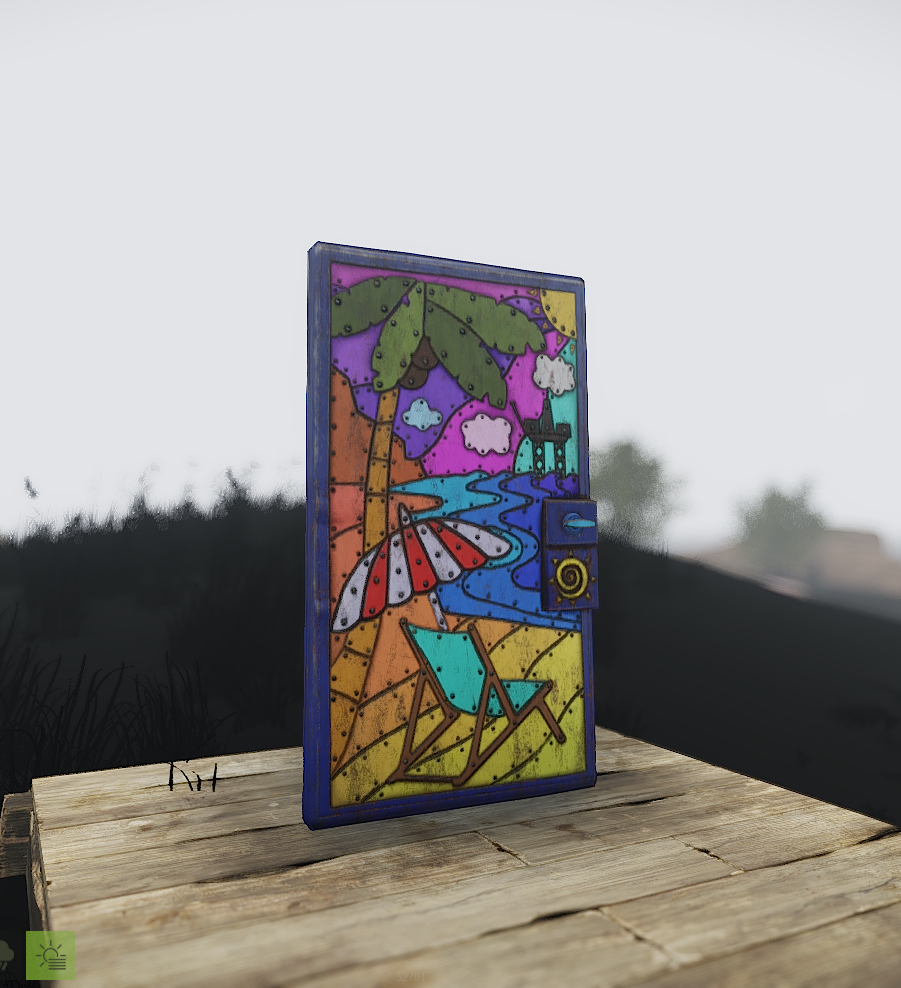 Riveted Summer Door