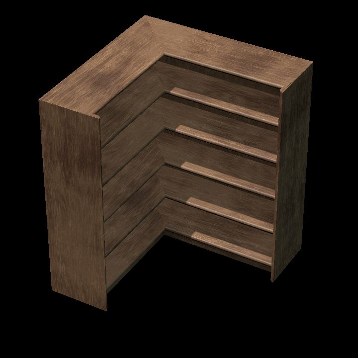 Bookcase Set SC inner corner