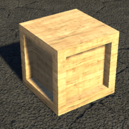 Small Wooden Crate (low brick)