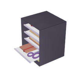 filled paper trays