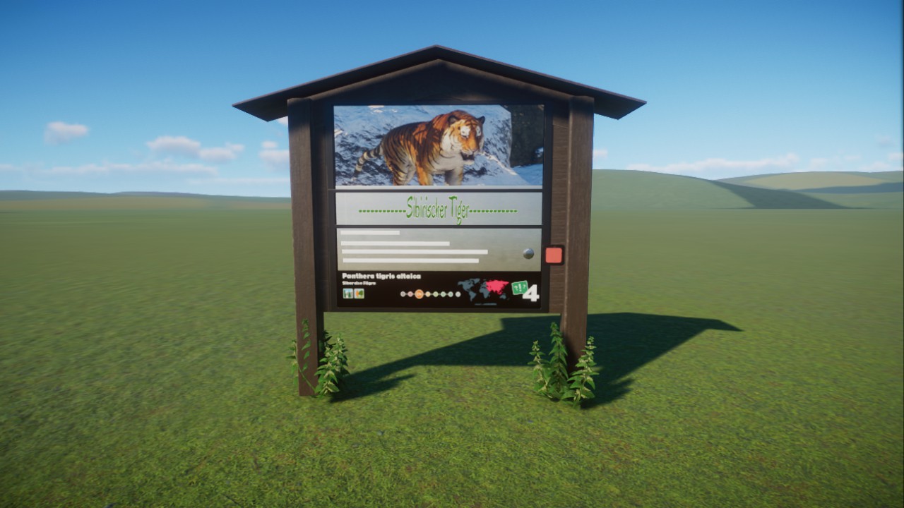 Gehegeinfo-Board