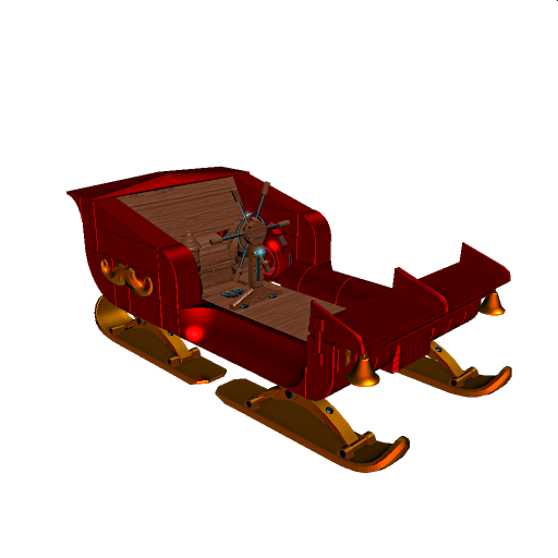 Santas Schlitten