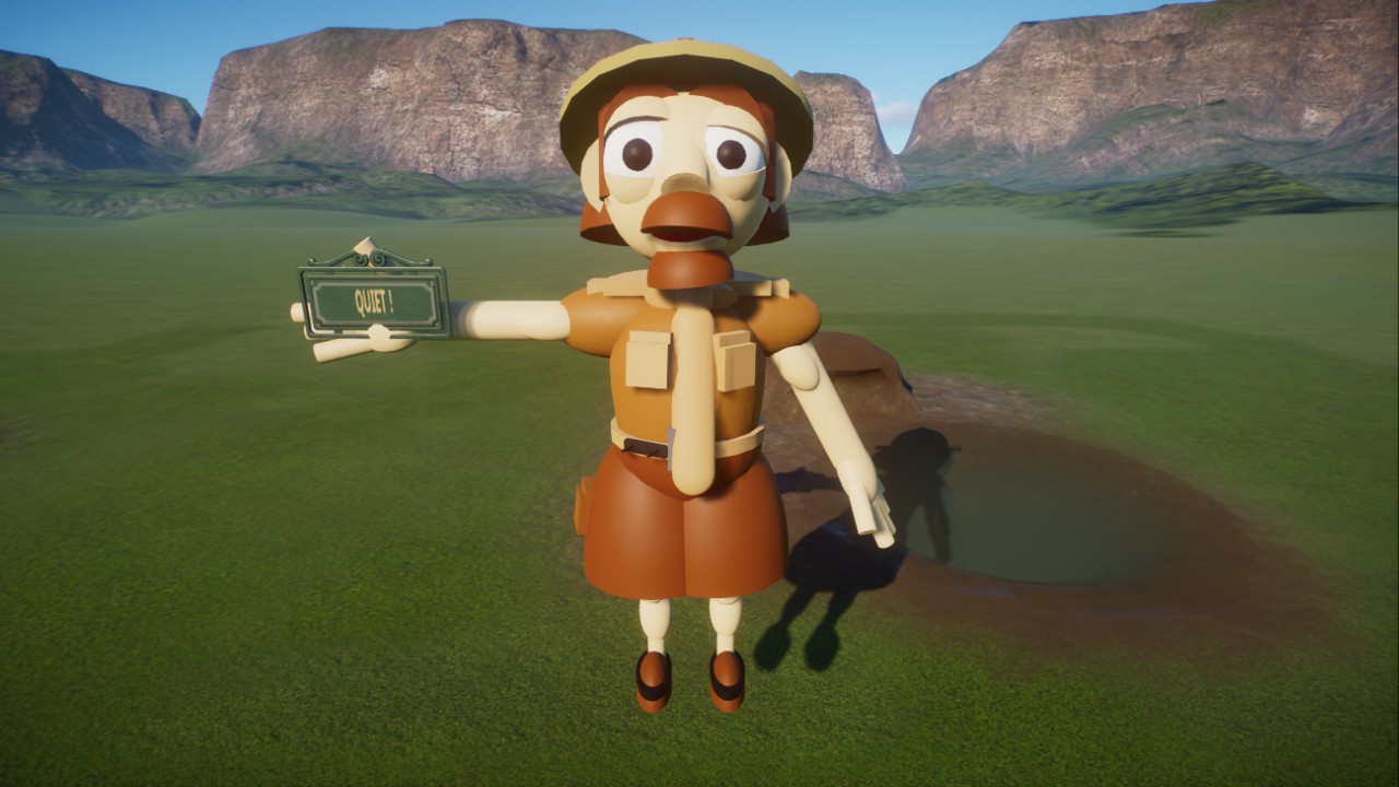 character safari style