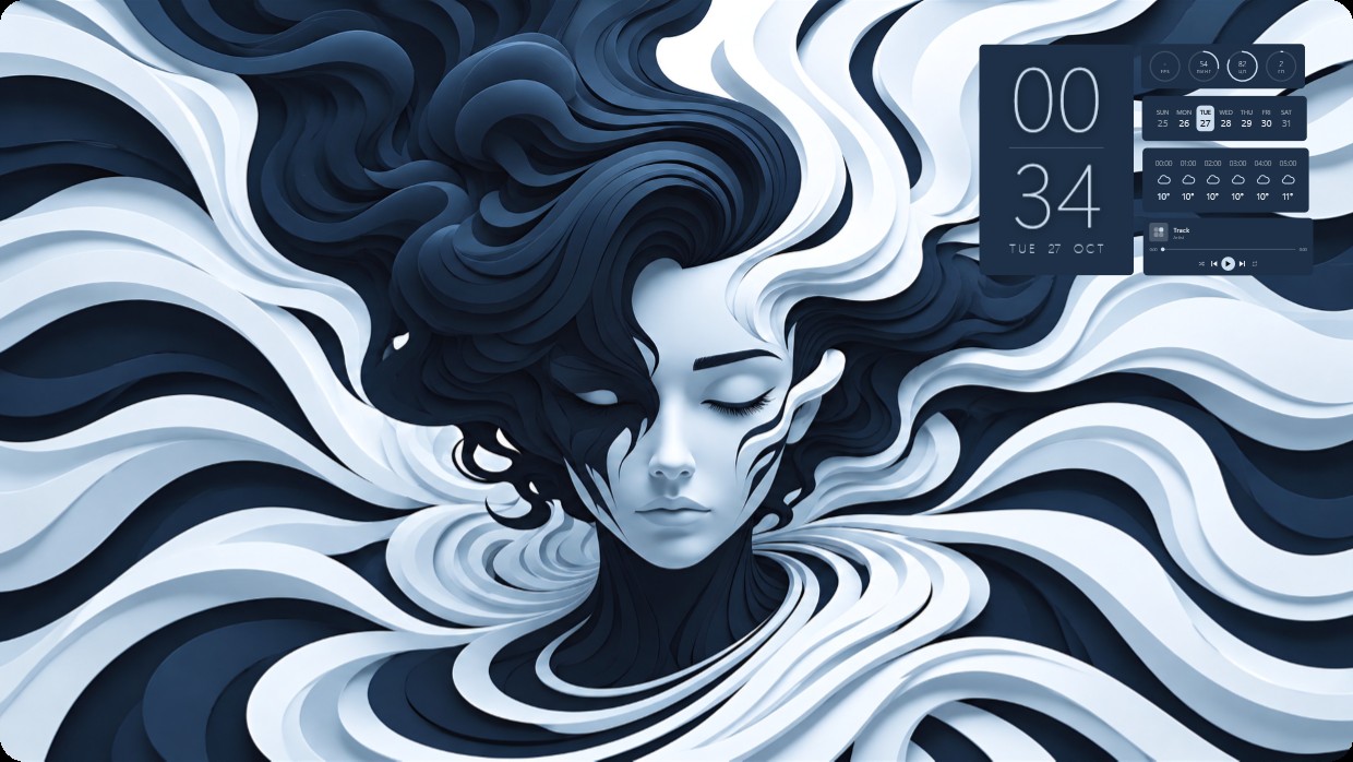 Serene Papercut