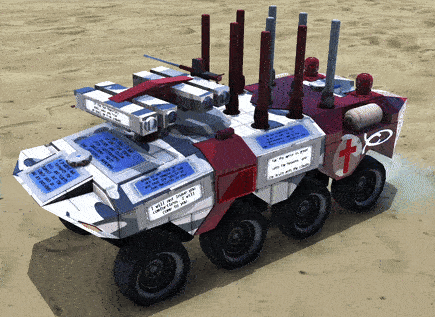 Incense Unmanned wheeled jammer