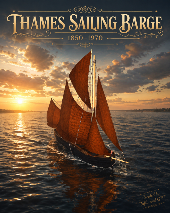 Large Estuary Sailing Barge