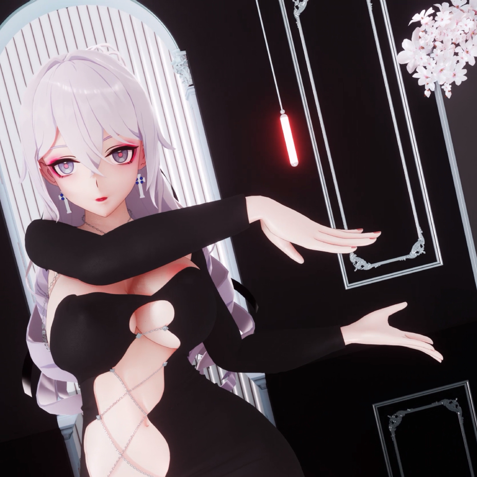 301_超涩镂空紧身裙鸭鸭大兔兔4k_Bronya_VIVIZ_Bop_Bop!