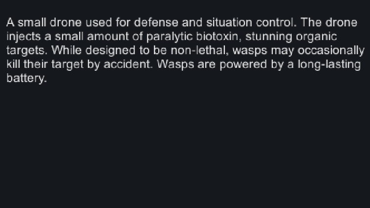Non-Lethal Wasps