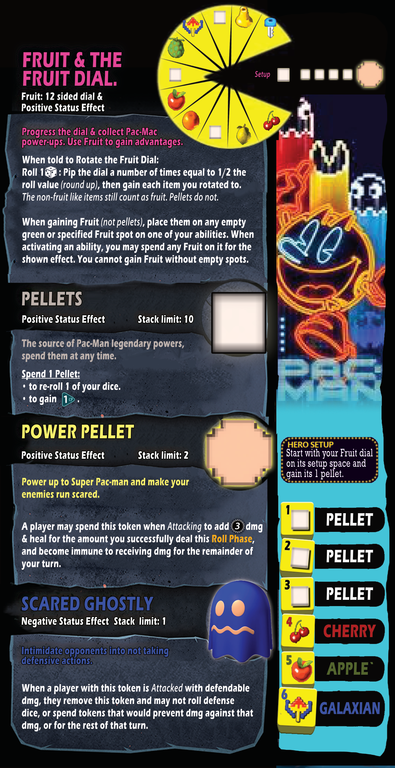 Pac-Man Dice Throne Homebrew: by HullK, Bran new untest